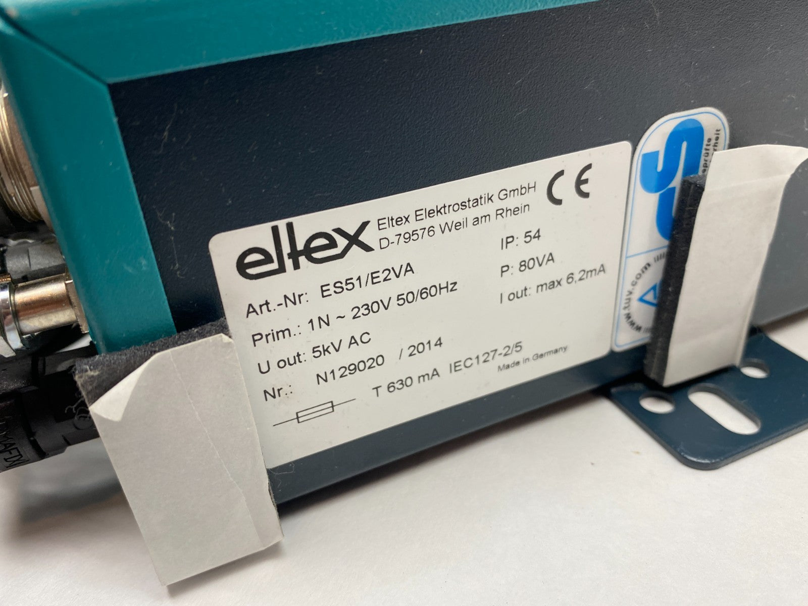 ES51/E2VA | Eltex Power Supply, Ionization Unit - Used - Maverick Industrial Sales