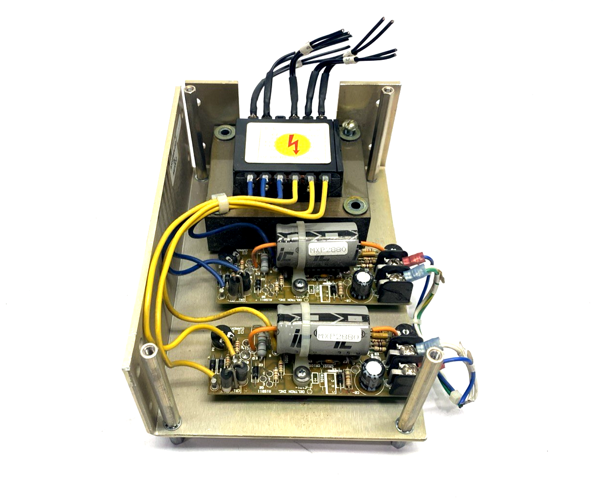 Deltron W209B Power Supply 100-240VAC In, 12/15V 1.7/1.5A Dual Out NO COVER - Maverick Industrial Sales
