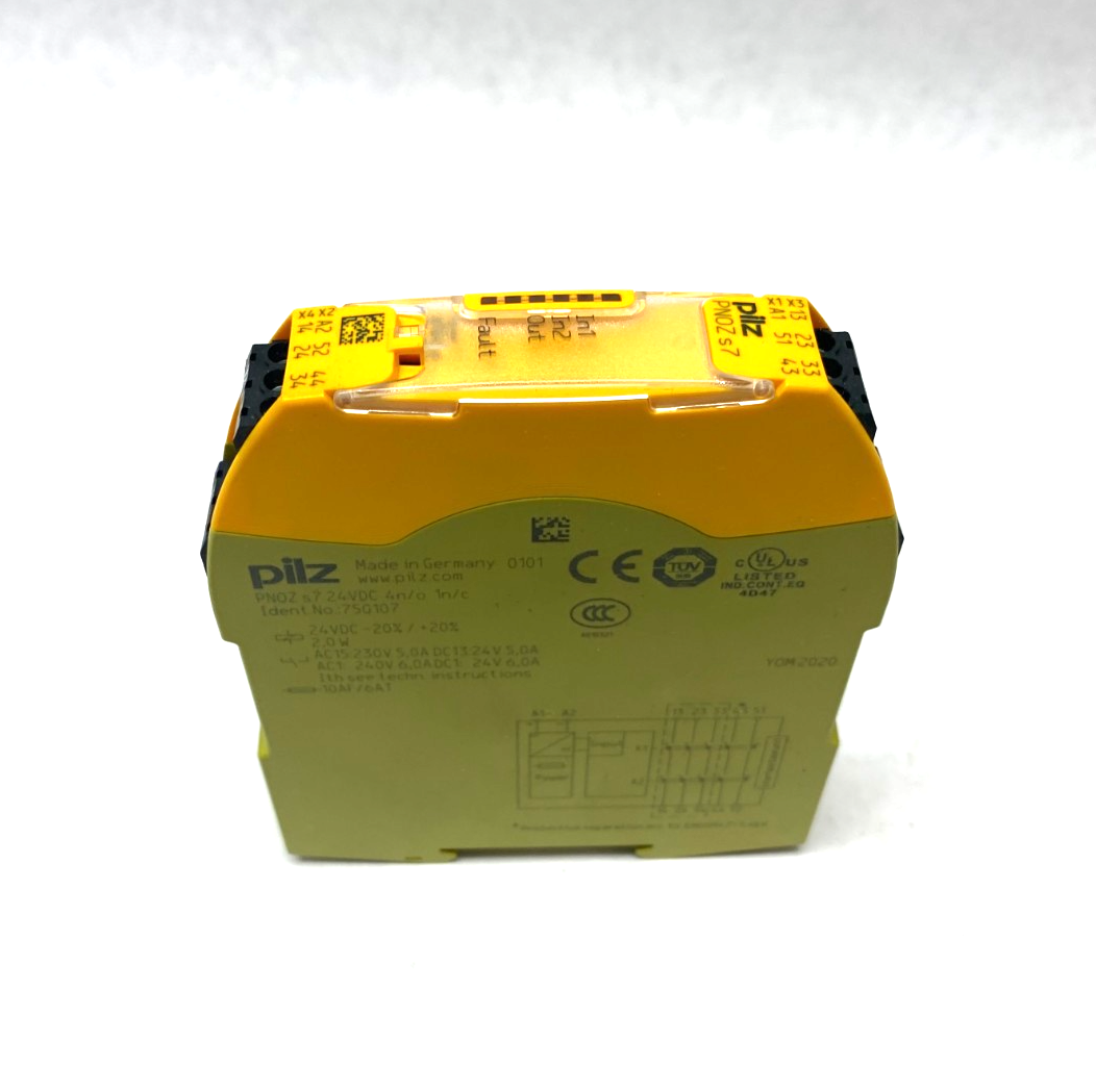 Pilz PNOZ s7 24VDC 4n/o 1n/c sigma Contact Expansion Safety Relay 750107 - Maverick Industrial Sales