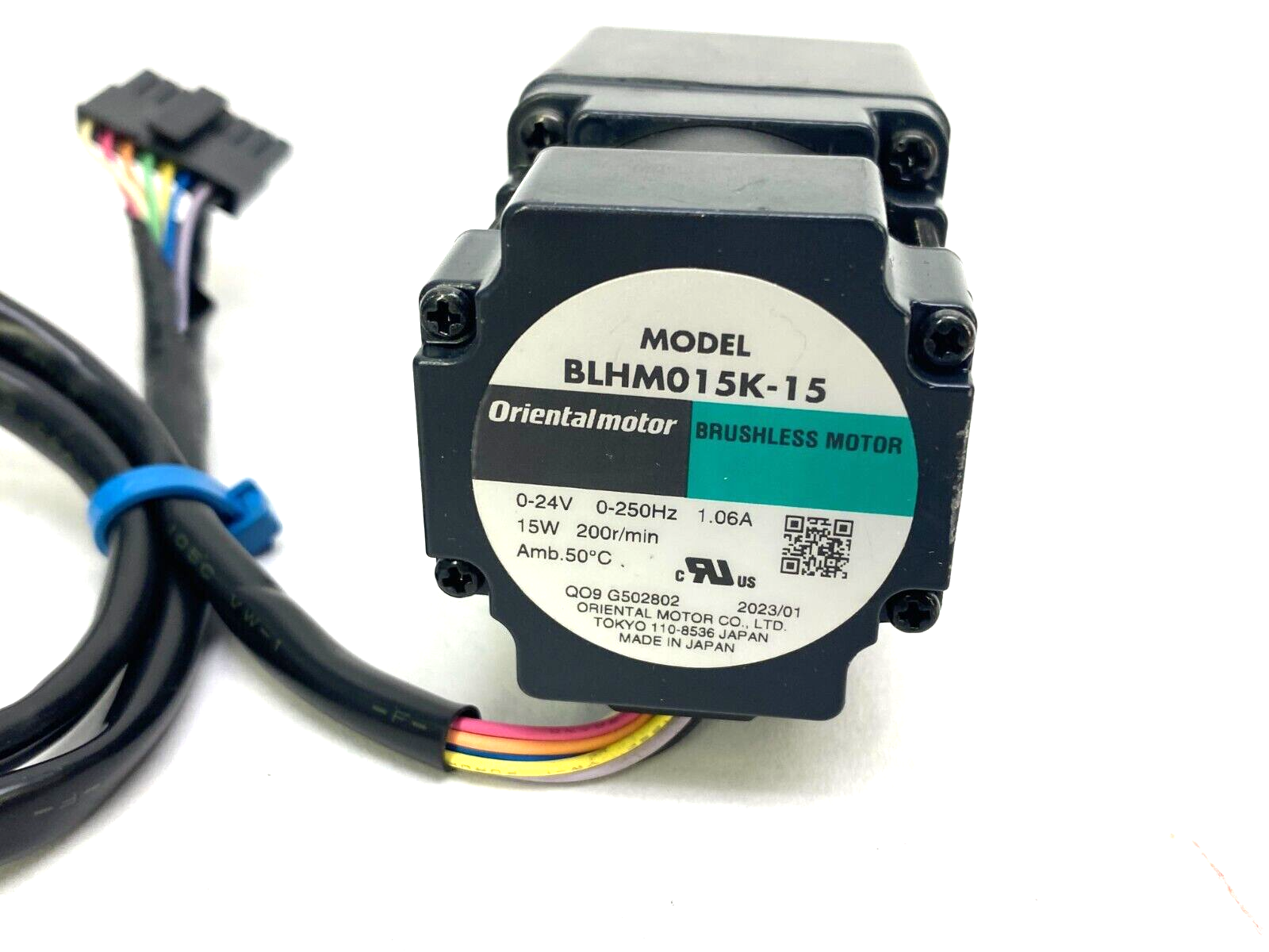 Oriental Motor BLHM015K-15 Brushless DC Motor Parallel Shaft 15:1 24VDC - Maverick Industrial Sales