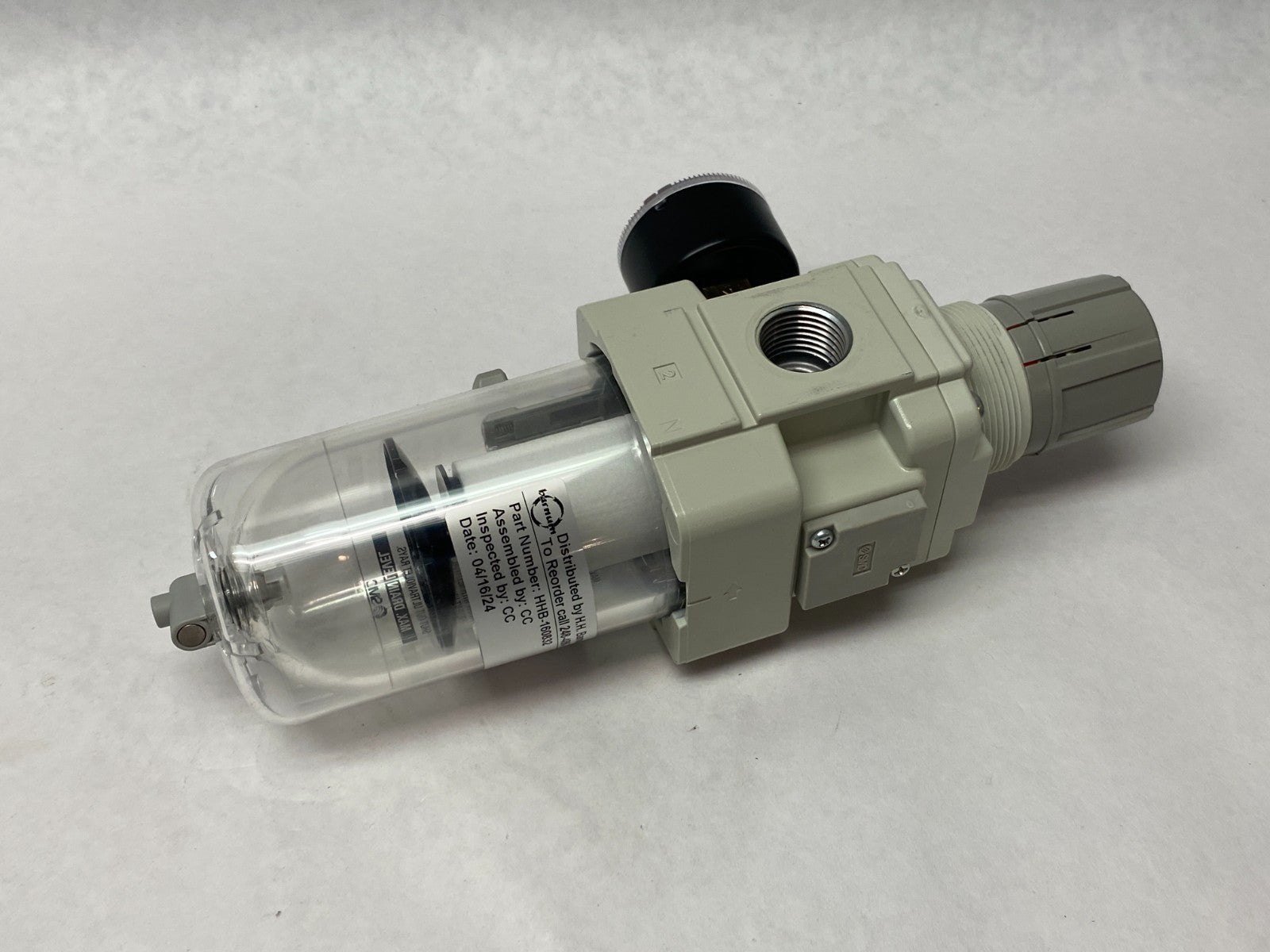 SMC AW40-N04-Z-B Modular Filter Regulator w/ Gauge 7-125psi Set Press - Maverick Industrial Sales