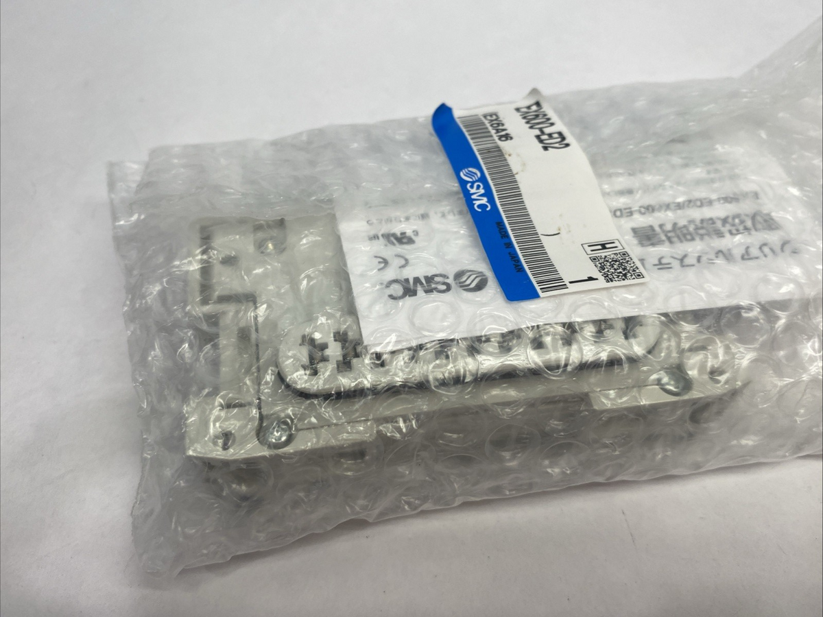 EX600-ED2 | SMC Serial Interface Unit Endplate, M12 5-pin, D-Side - New - Maverick Industrial Sales