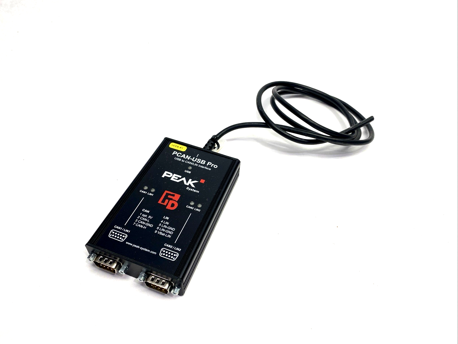 PEAK Systems IPEH-004061 PCAN-USB Pro FD USB To CAN/LIN Interface CUT USB - Maverick Industrial Sales