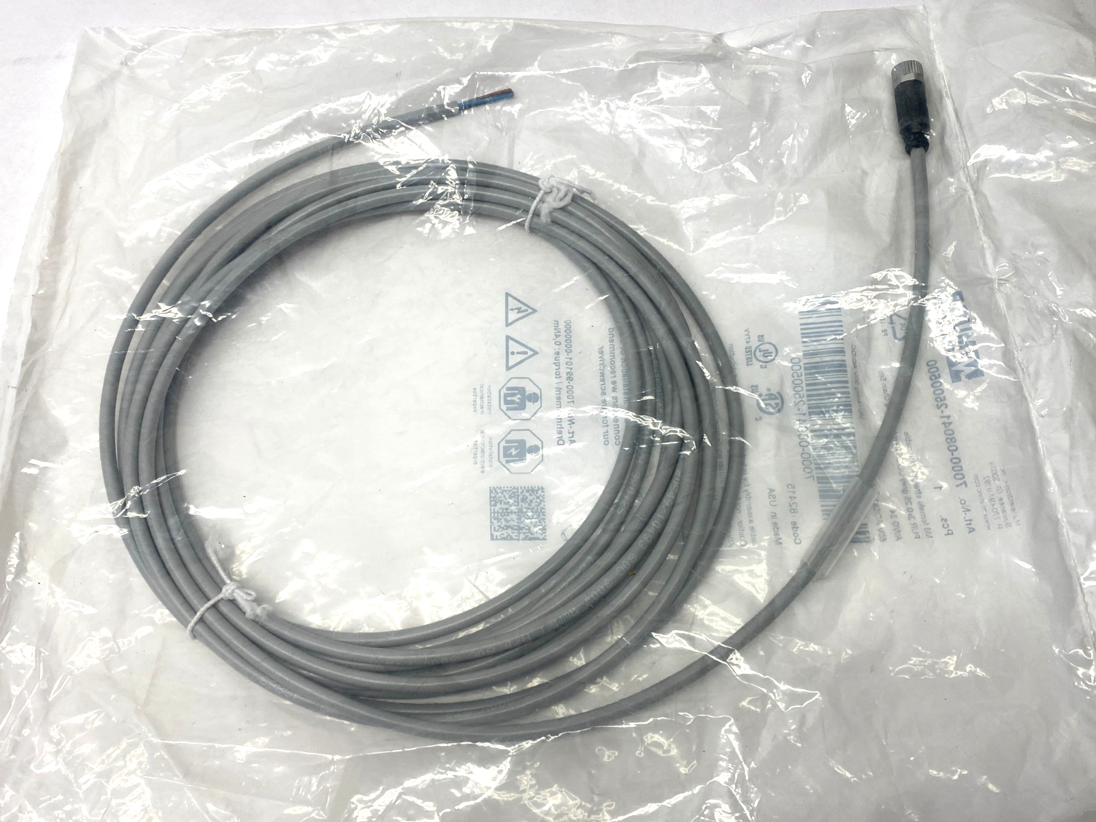 7000-08041-2500500 | Murr Elektronik Single Ended Connector Cable M8 Female 5m - New - Maverick Industrial Sales