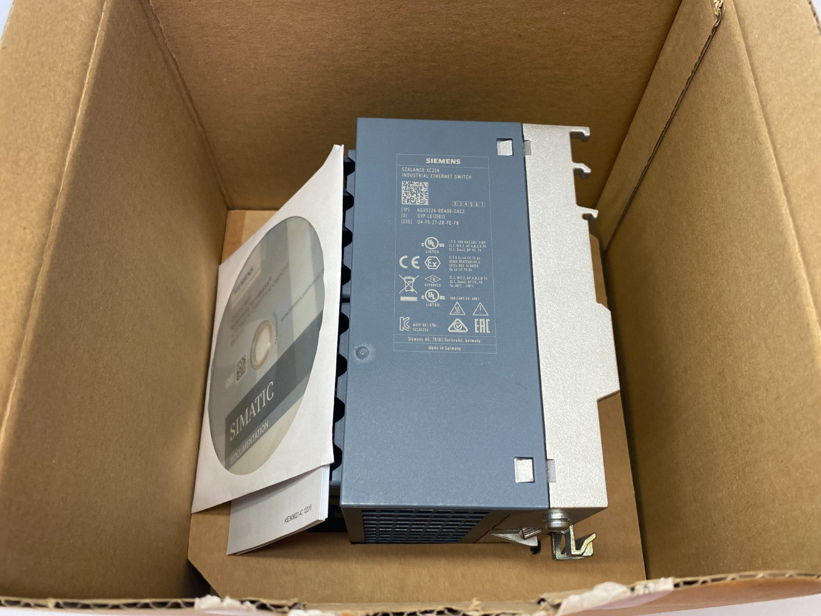 Siemens 6GK5224-0BA00-2AC2 SCALANCE XC224 Manageable Layer 2 IE Ethernet Switch - Maverick Industrial Sales