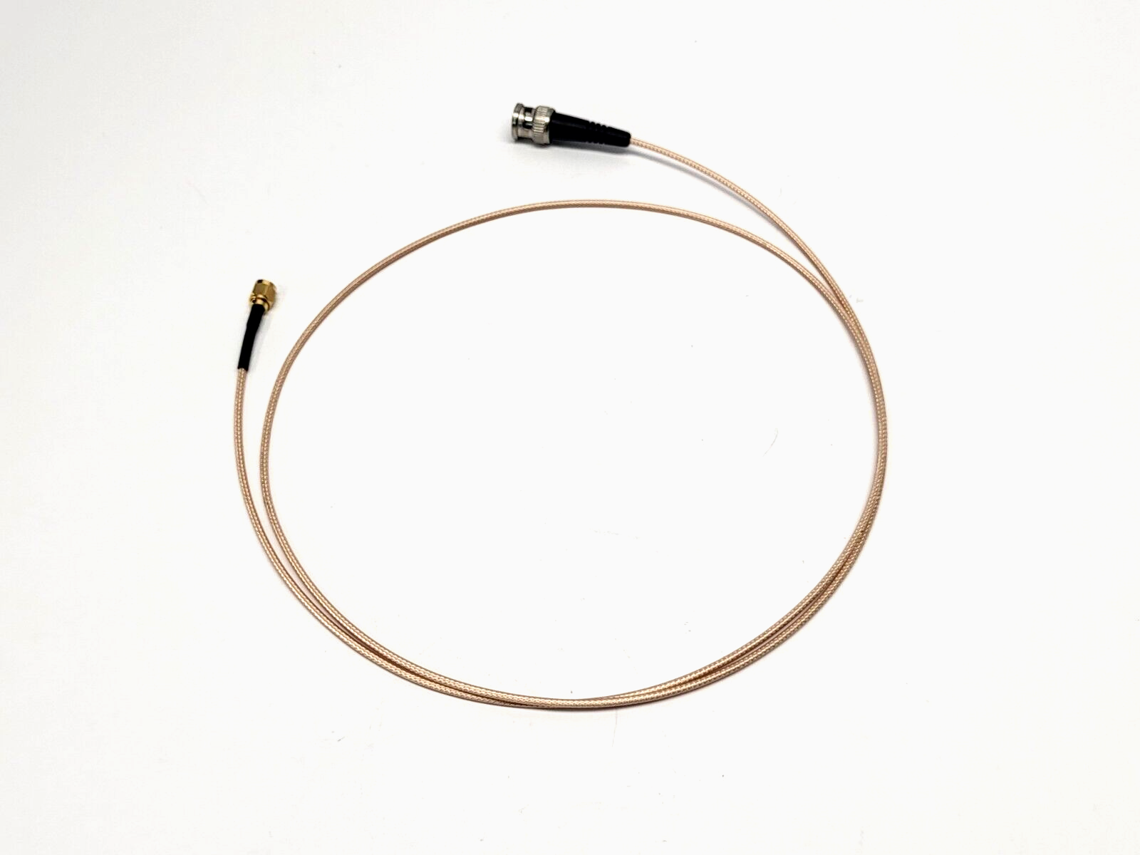 415-0028-048 | Cinch Connectivity SM Plug to BNC Plug Cable Assembly Coaxial Cable - New – Open Box - Maverick Industrial Sales