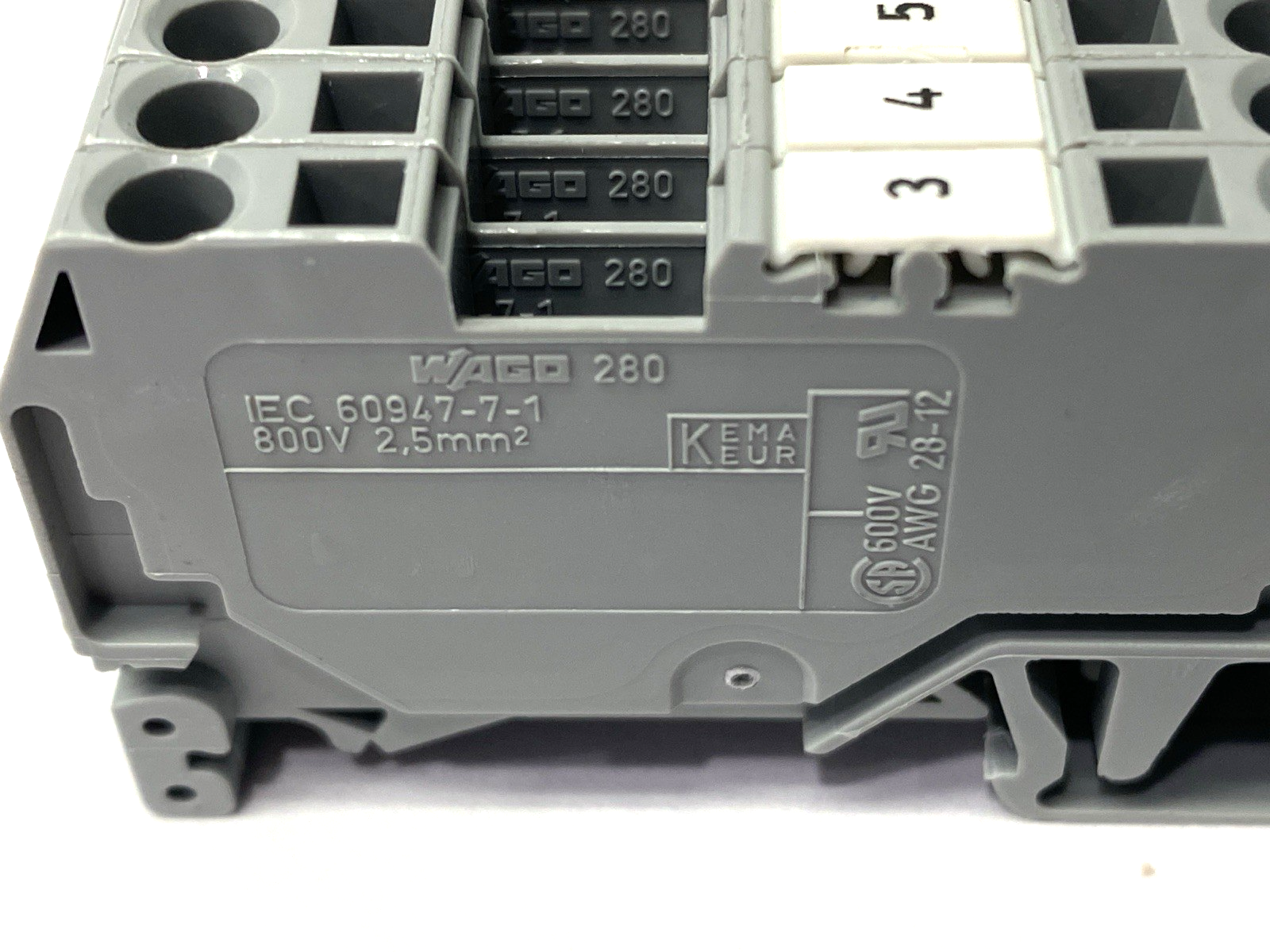 Wago 280-901 Terminal Block 2-Conductor LOT OF 11 - Maverick Industrial Sales