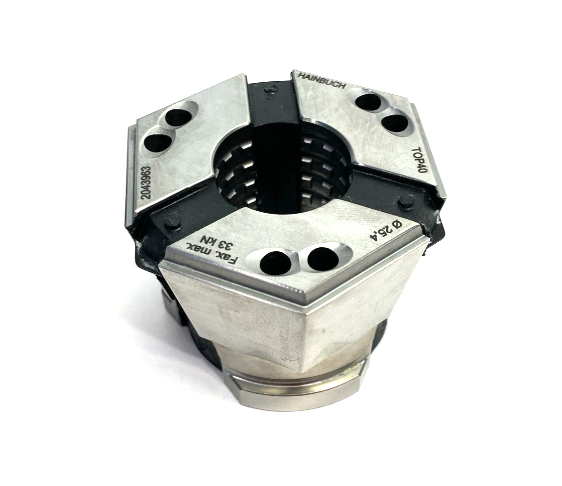 2043963 | Hainbuch Clamping Head TOP40 Round Profile 25,4mm Dia. - Used - Maverick Industrial Sales