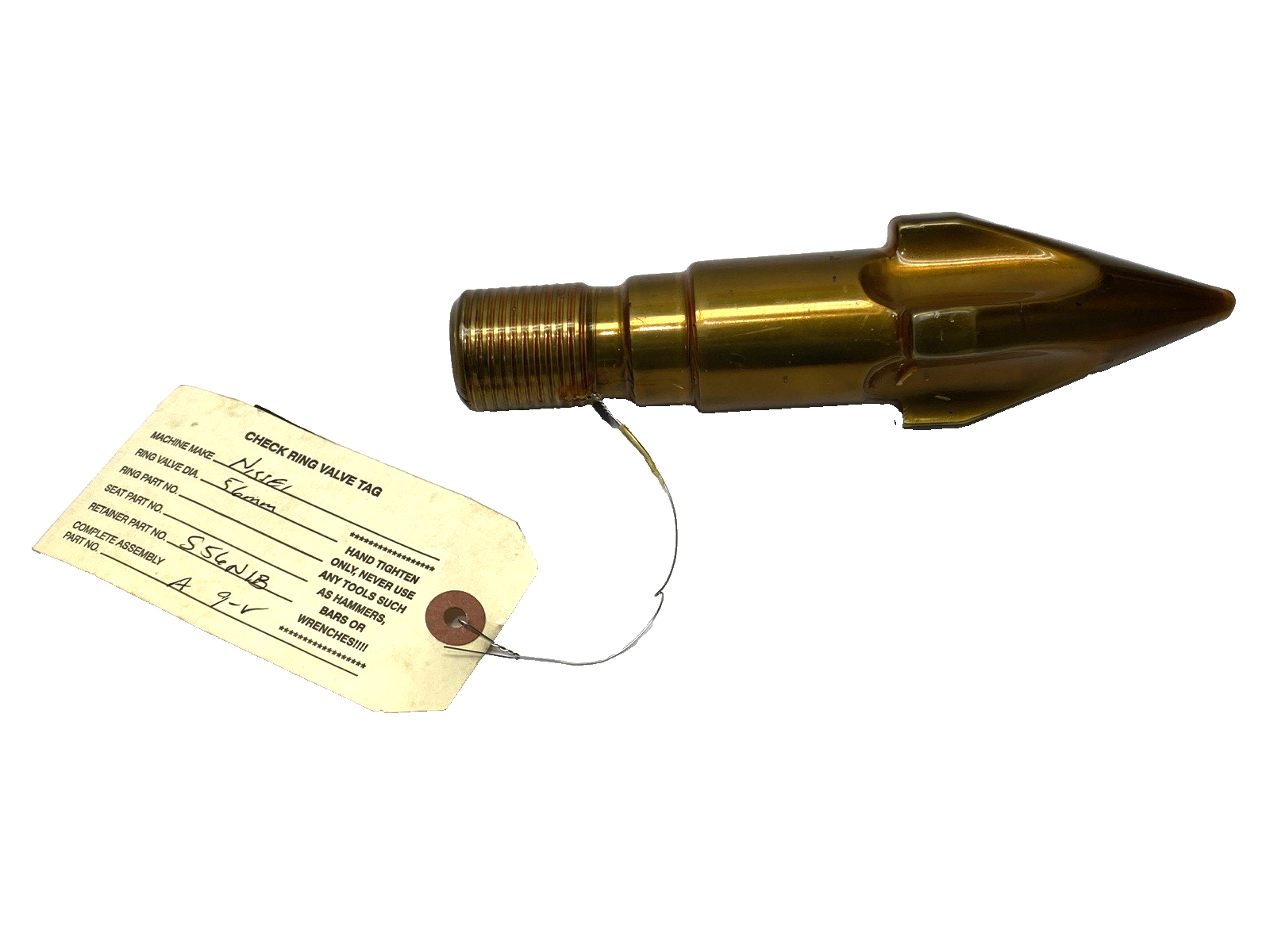 S56NIB | Nissei Injection Mold Screw Tip 56mm - New – Open box - Maverick Industrial Sales