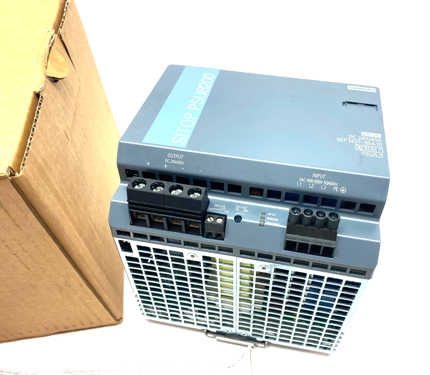 Siemens 6EP1437-3BA10 SITOP PSU8200 Power Supply 24V/40A - Maverick Industrial Sales