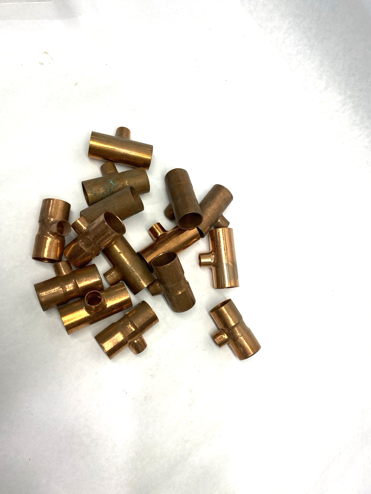 1" x 1" x 1/2" | Tee C x C x C Copper LOT OF 15 - New – Open box - Maverick Industrial Sales