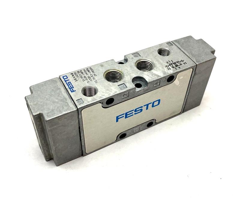 Festo J-5-1/4-B Pneumatic Valve 5/2 Double Solenoid 1/4" Ports 14295 - Maverick Industrial Sales