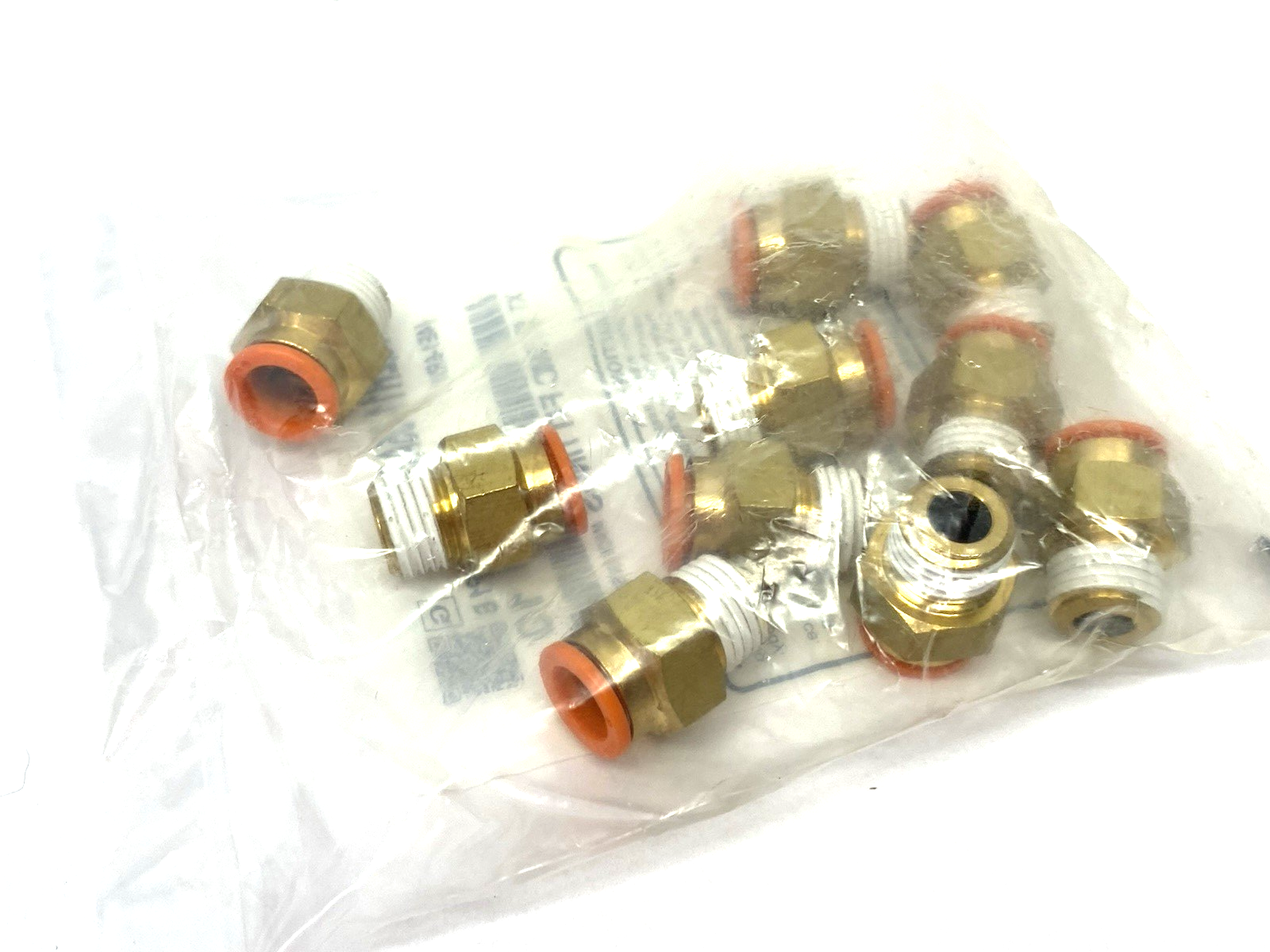 KQ2H11-35AS | SMC Male Push-to-Connect Fitting, 3/8" In Tube 1/4" NPT, 10-PACK - New - Maverick Industrial Sales