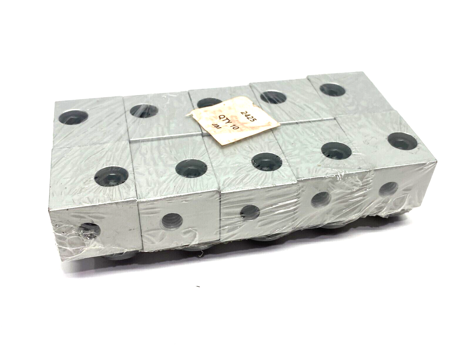 80/20 2425 Aluminum Panel Mount Block 15 Series LOT OF 10 - Maverick Industrial Sales