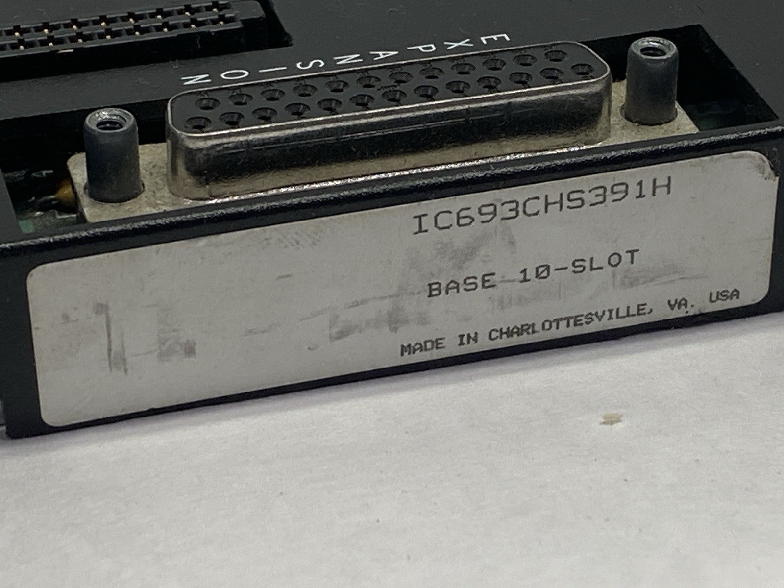 GE Fanuc IC693CHS391H Programmable 10-Slot Base Controller - Maverick Industrial Sales