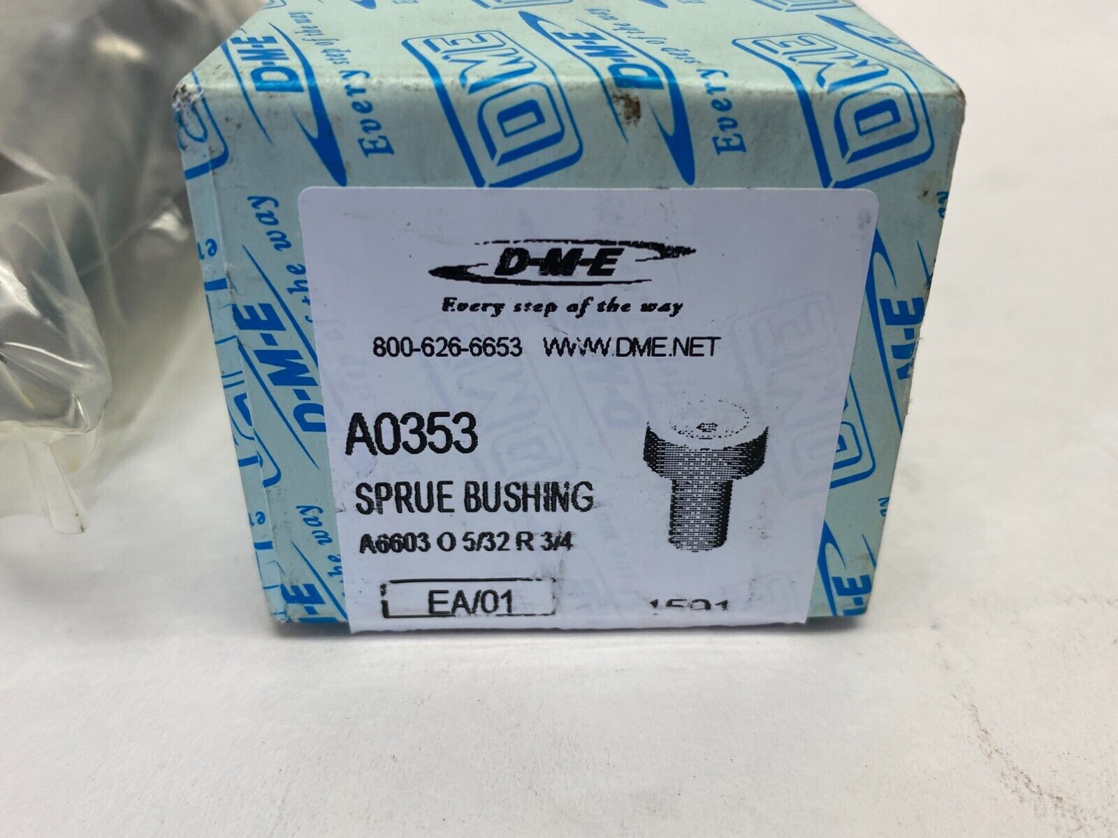 DME A0353 Sprue Bushing 1.00 Stem Dia O 5/32 R 3/4 - Maverick Industrial Sales