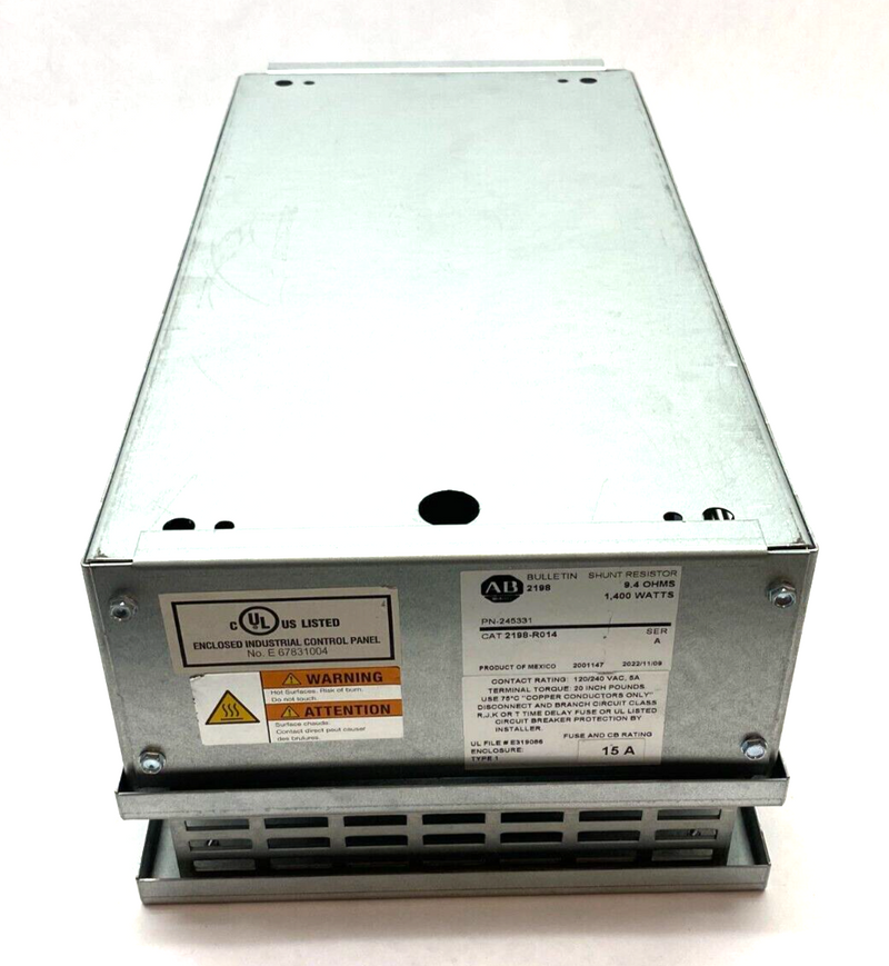Allen Bradley 2198-R014 Ser. A Kinetix Passive Shunt Resistor Module 1400W - Maverick Industrial Sales