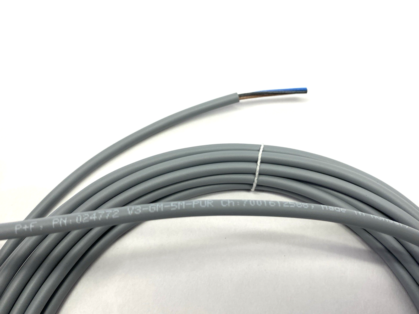 Pepperl+Fuchs V3-GM-5M-PUR Single-Ended Cable M8 Female Connector 3-Pin 024772 - Maverick Industrial Sales