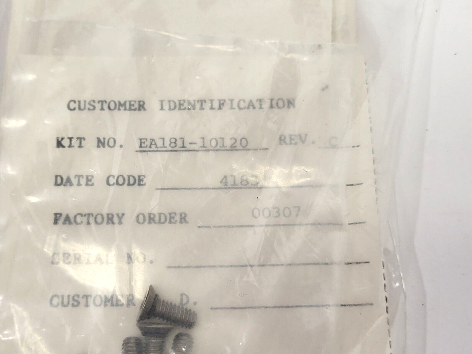 EA181-10120 Bottom Cover Gasket Replacement Kit LOT OF 4 - Maverick Industrial Sales