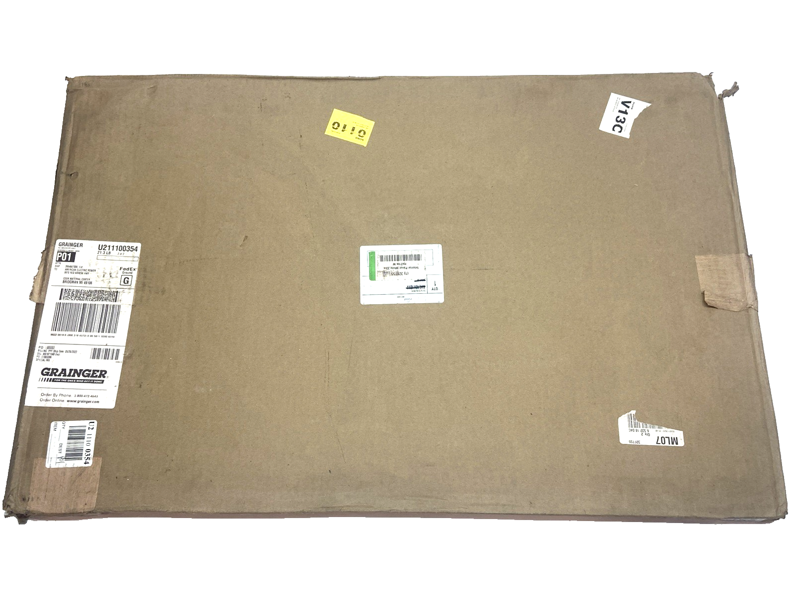 A36P24 | Hoffman Steel Back Panel Enclosure 33x21 White - New – Open box - Maverick Industrial Sales