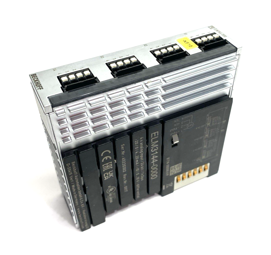 ELM3144-0000 | Beckhoff Multi-Function EtherCAT Terminal, 4-Channel Analog Input - Used - Maverick Industrial Sales