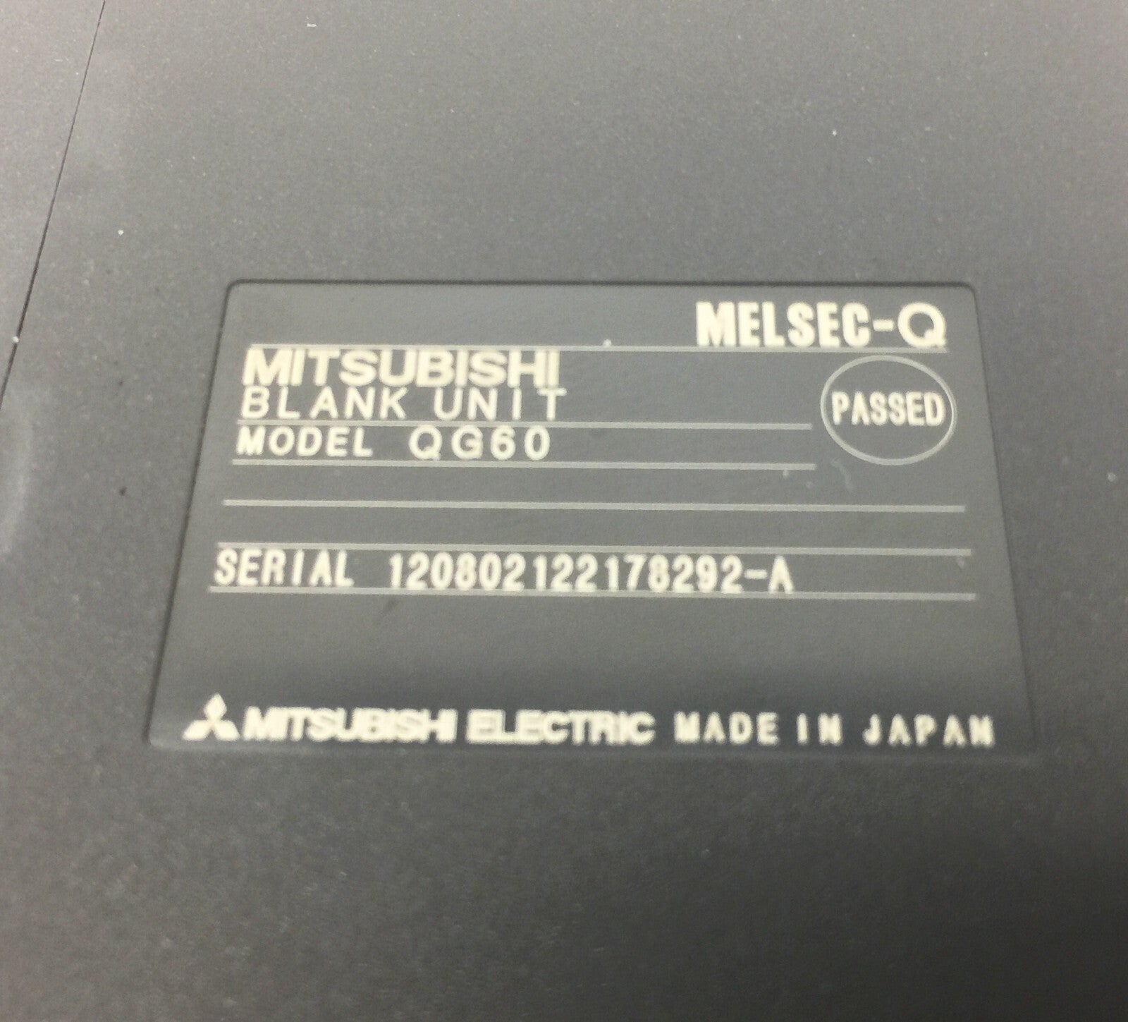 Mitsubishi QG60 I/O Slot Blanking Module - Maverick Industrial Sales