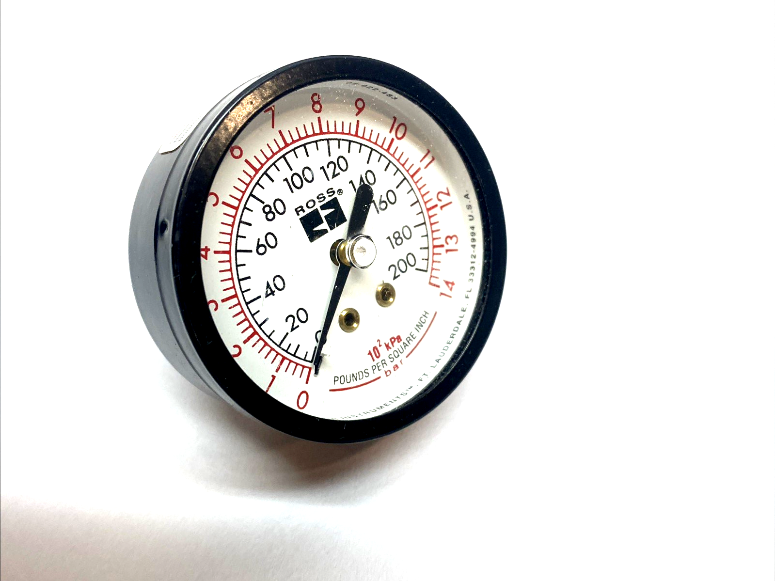 5211C5007 | Ross Remote Pilot Regulator w/ 5400A2011 0-200 PSI Gauge 1/4" Port- New – Open box - Maverick Industrial Sales