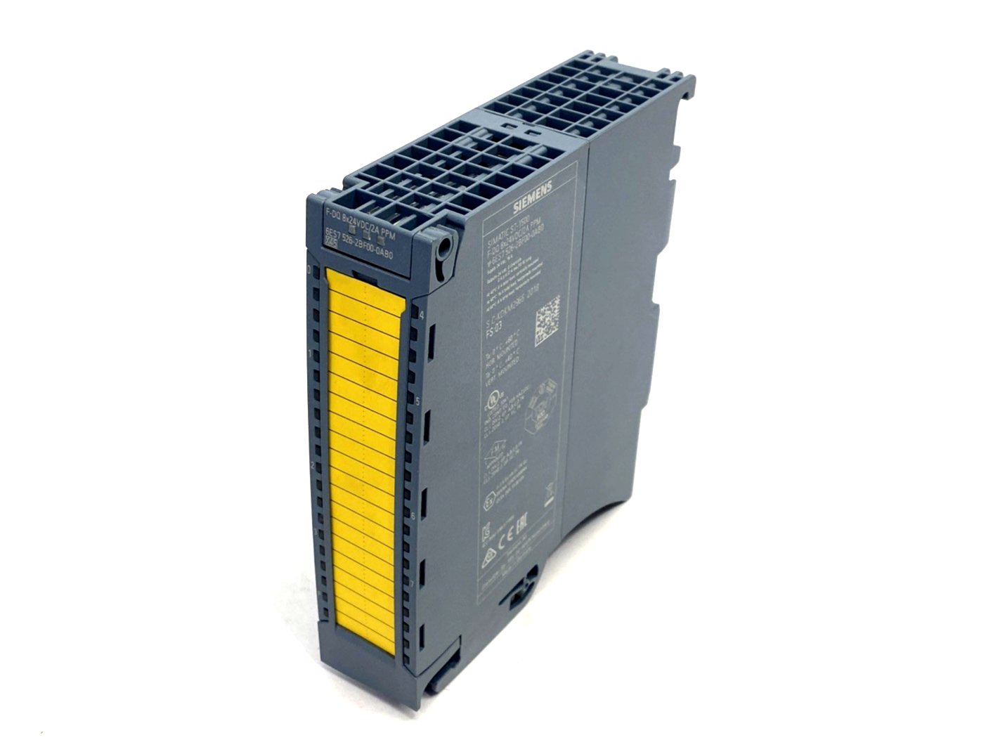 Siemens 6ES7526-2BF00-0AB0 SIMATIC S7-1500 Output Module, F-DQ 8x24 VDC/2A PPM - Maverick Industrial Sales