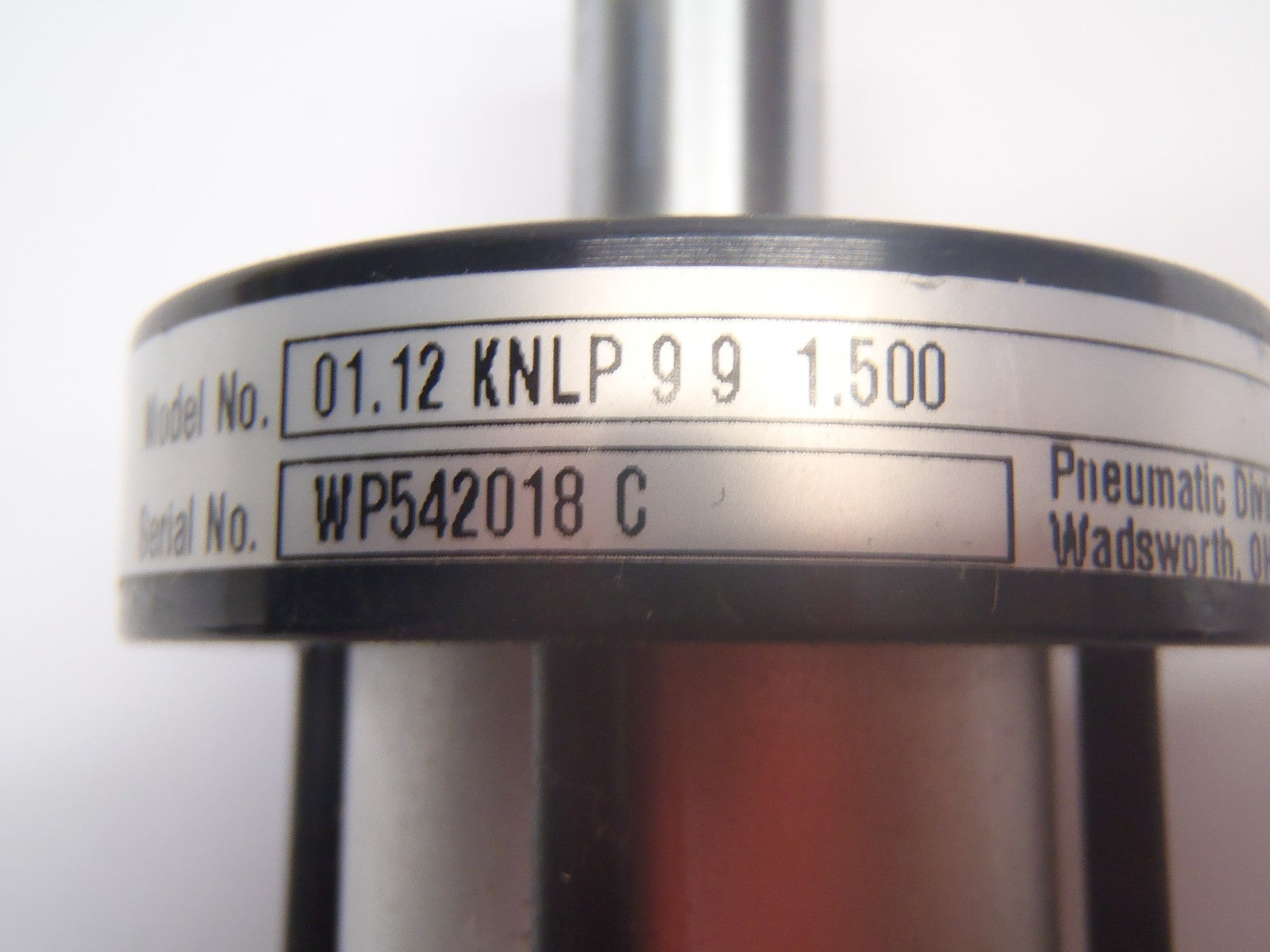 Lot of (2) Parker 01.12 KNLP 99 1.500 Pneumatic Cylinders - Maverick Industrial Sales