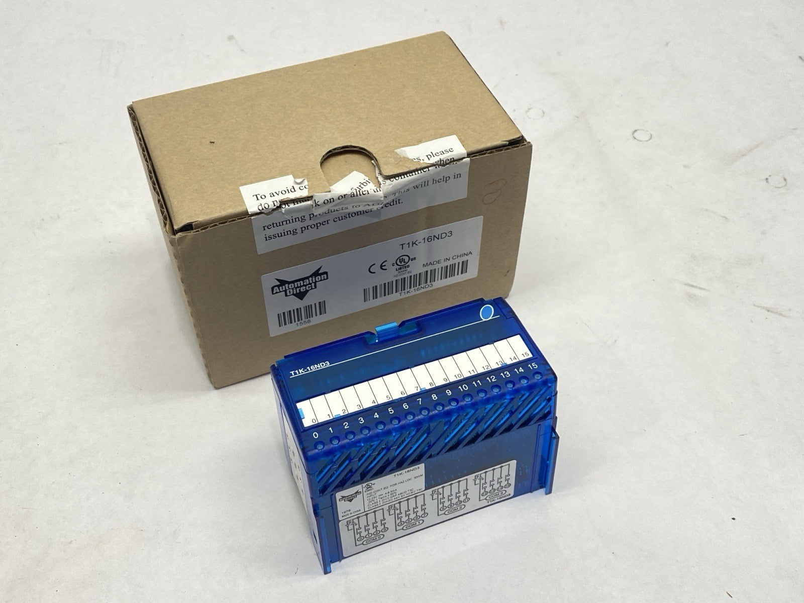 Automation Direct T1K-16ND3 Terminator I/O Input Module 16 Point - Maverick Industrial Sales
