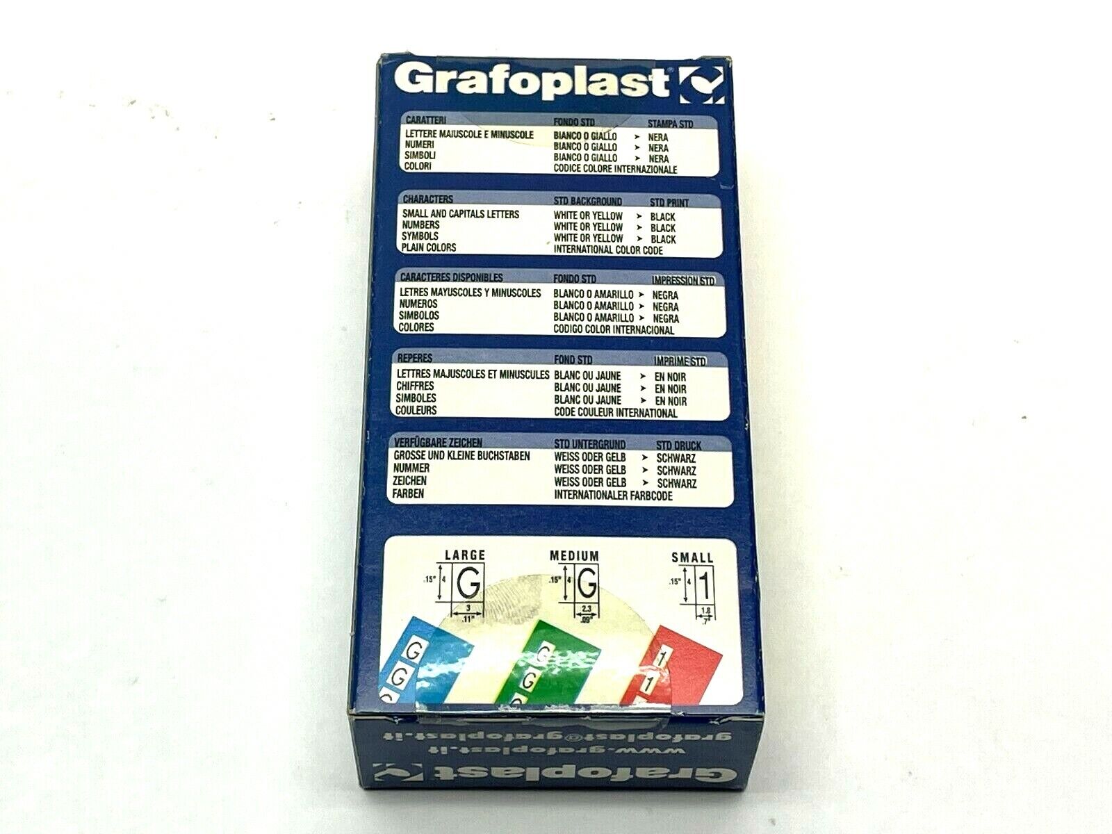 Grafoplast 117M00BW Wiremarker Strips PKG OF 50 - Maverick Industrial Sales