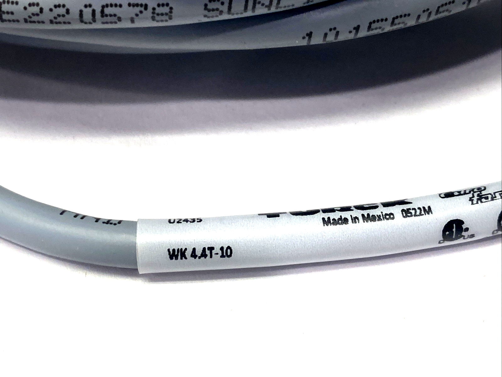 WK 4.4T-10 | Turck Actuator & Sensor Cable M12 Right Angle Female 4-Pin U2435 - New – Open Box - Maverick Industrial Sales