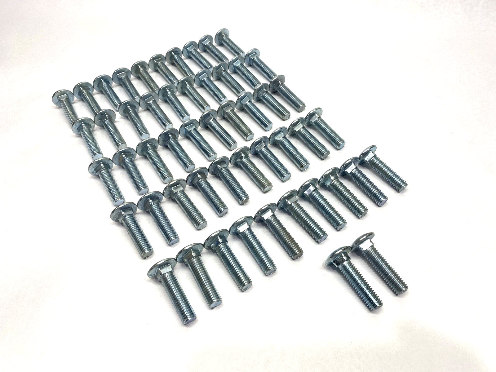 1/2"-13 x 2" Carriage Bolt Grade 2 LOT OF 52 SHELFWARE - New – Open box - Maverick Industrial Sales