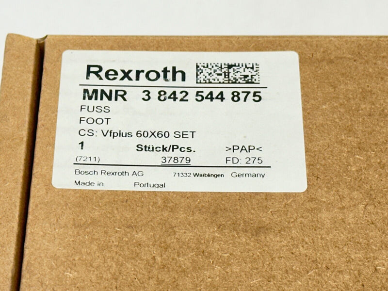 Bosch Rexroth 3842544875 Foot Vfplus 60X60 Set - Maverick Industrial Sales