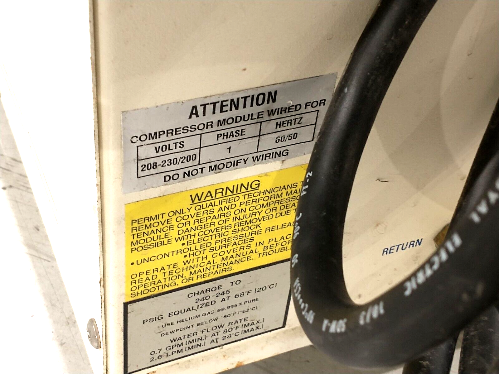 APD Cryogenics HC-4 MK2 Helium Compressor 260341E18G NO PLUG - Maverick Industrial Sales
