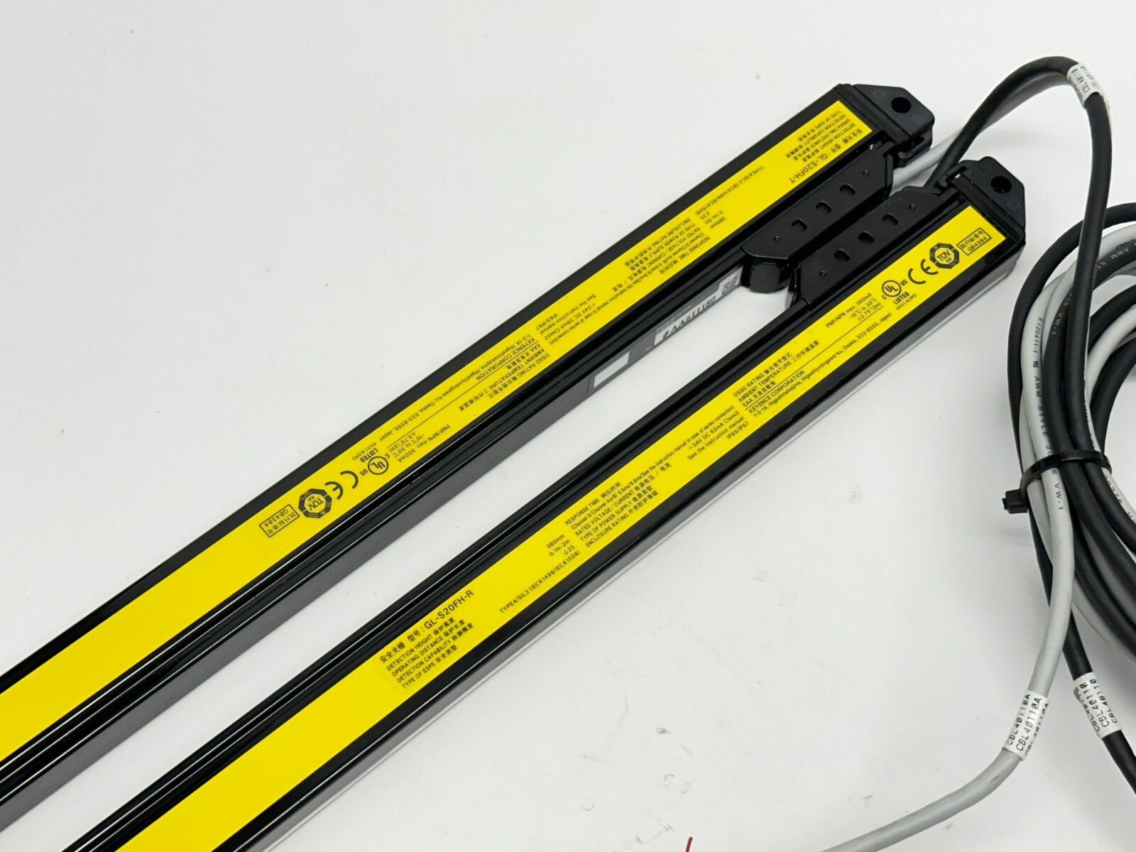 Banner GL-S20FH Safety Light Curtain Set GL-S20FH-R / GL-S20FH-T - Maverick Industrial Sales