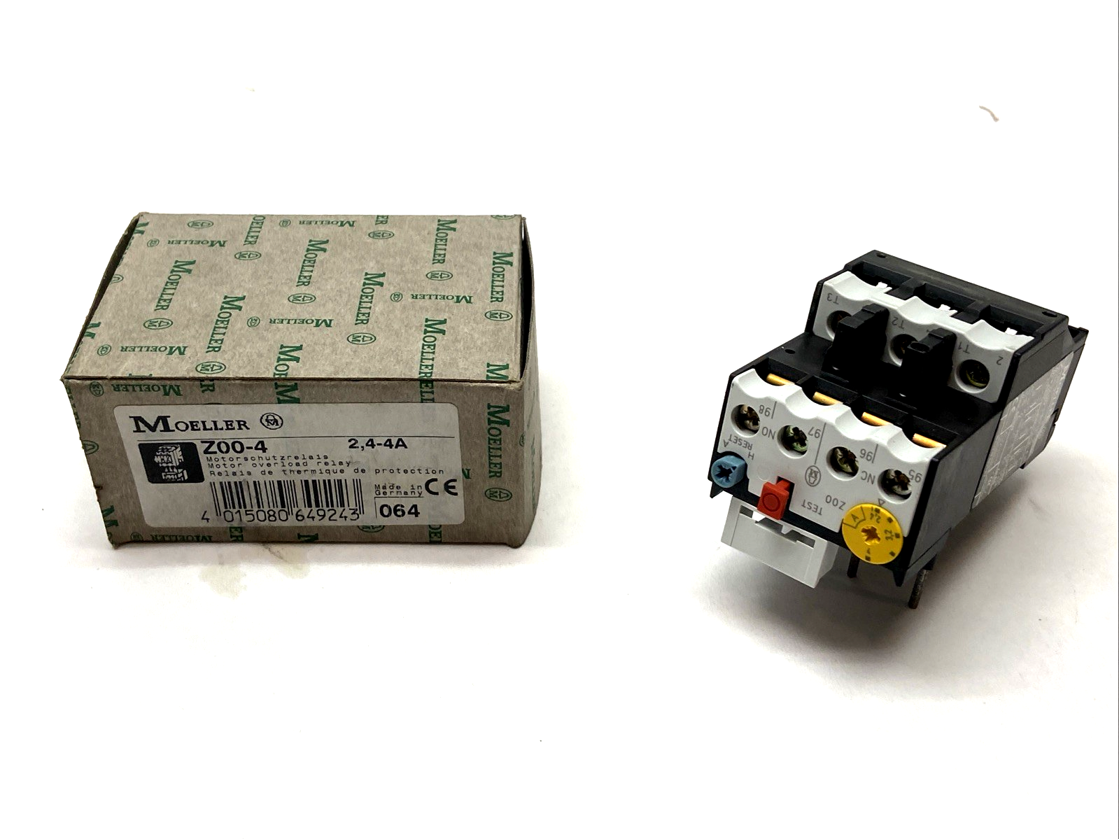 Eaton Moeller Z00-4 Motor Overload Relay 2,4-4A - Maverick Industrial Sales