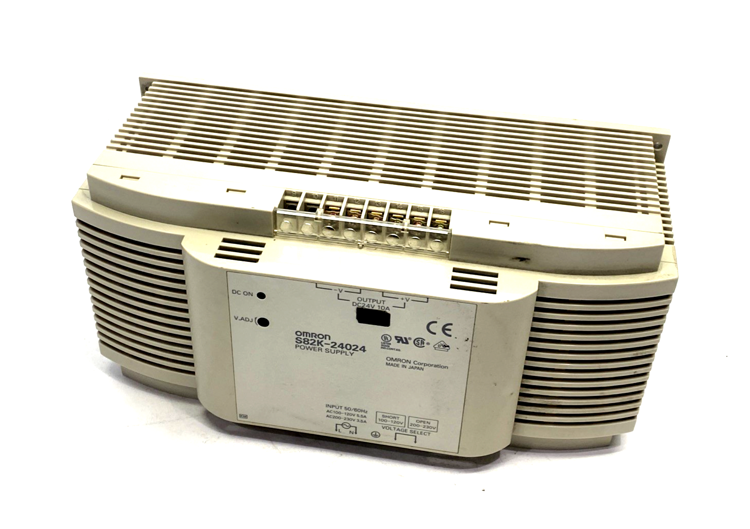 Omron S82K-24024 Power Supply 24VDC 10A - Maverick Industrial Sales