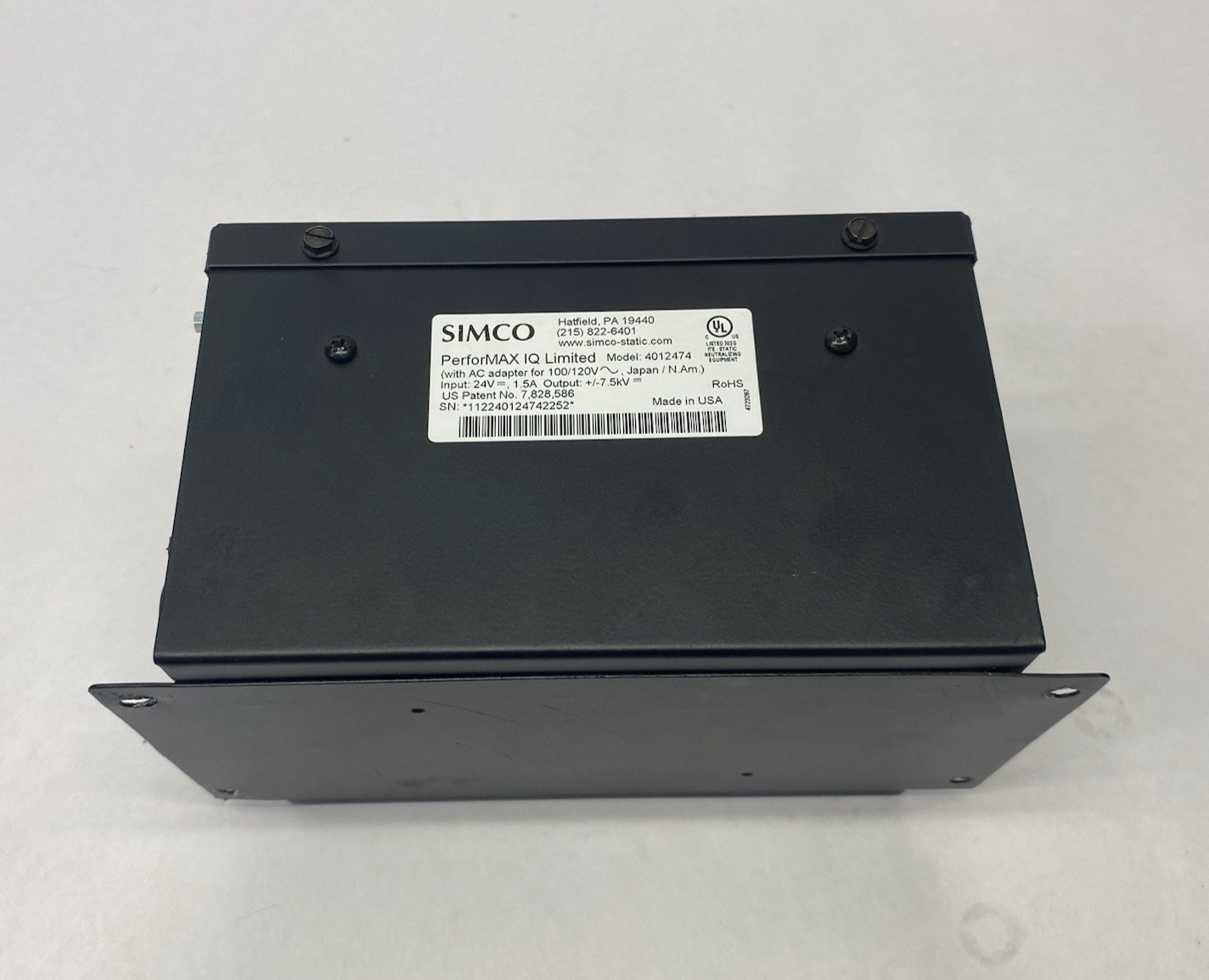 4012474 | Simco PerforMAX IQ Limited Power BPS - Used - Maverick Industrial Sales