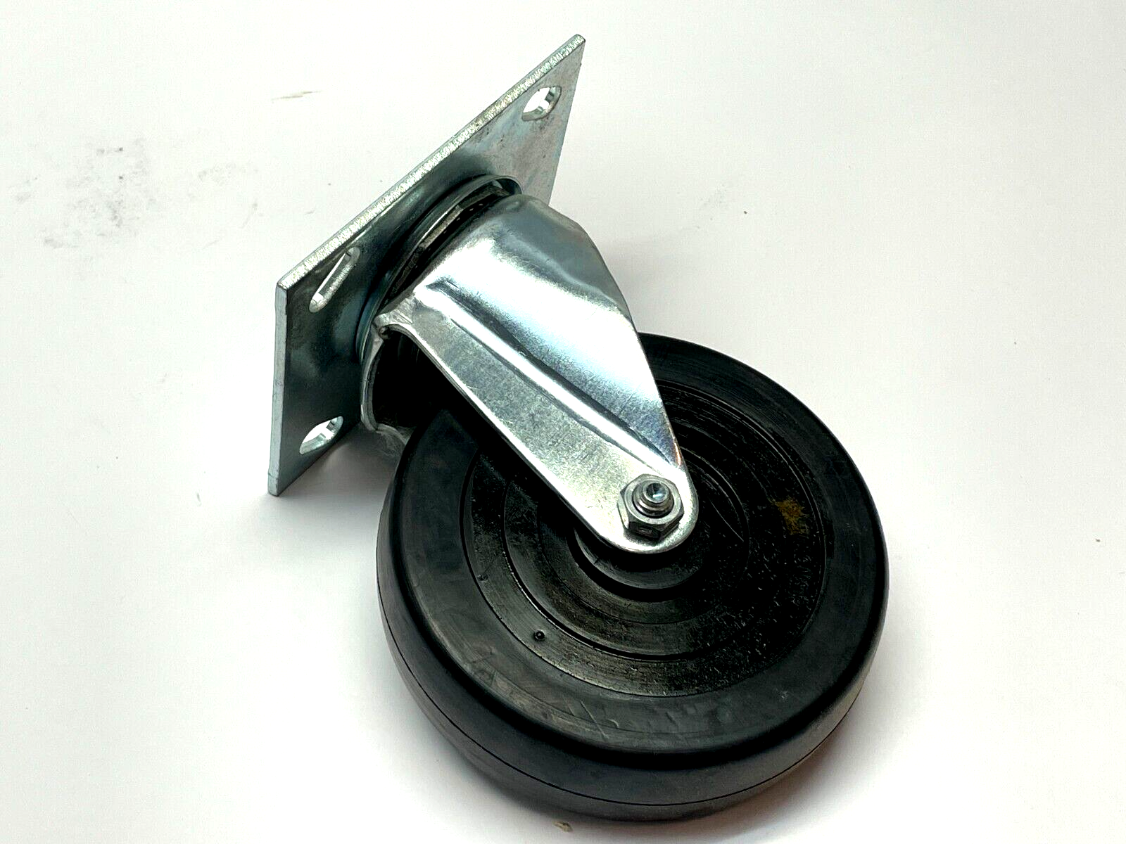 Wagner Swivel Caster 5" Diameter 4-5/8" x 3-3/4" Mounting Plate LOT OF 3 - Maverick Industrial Sales