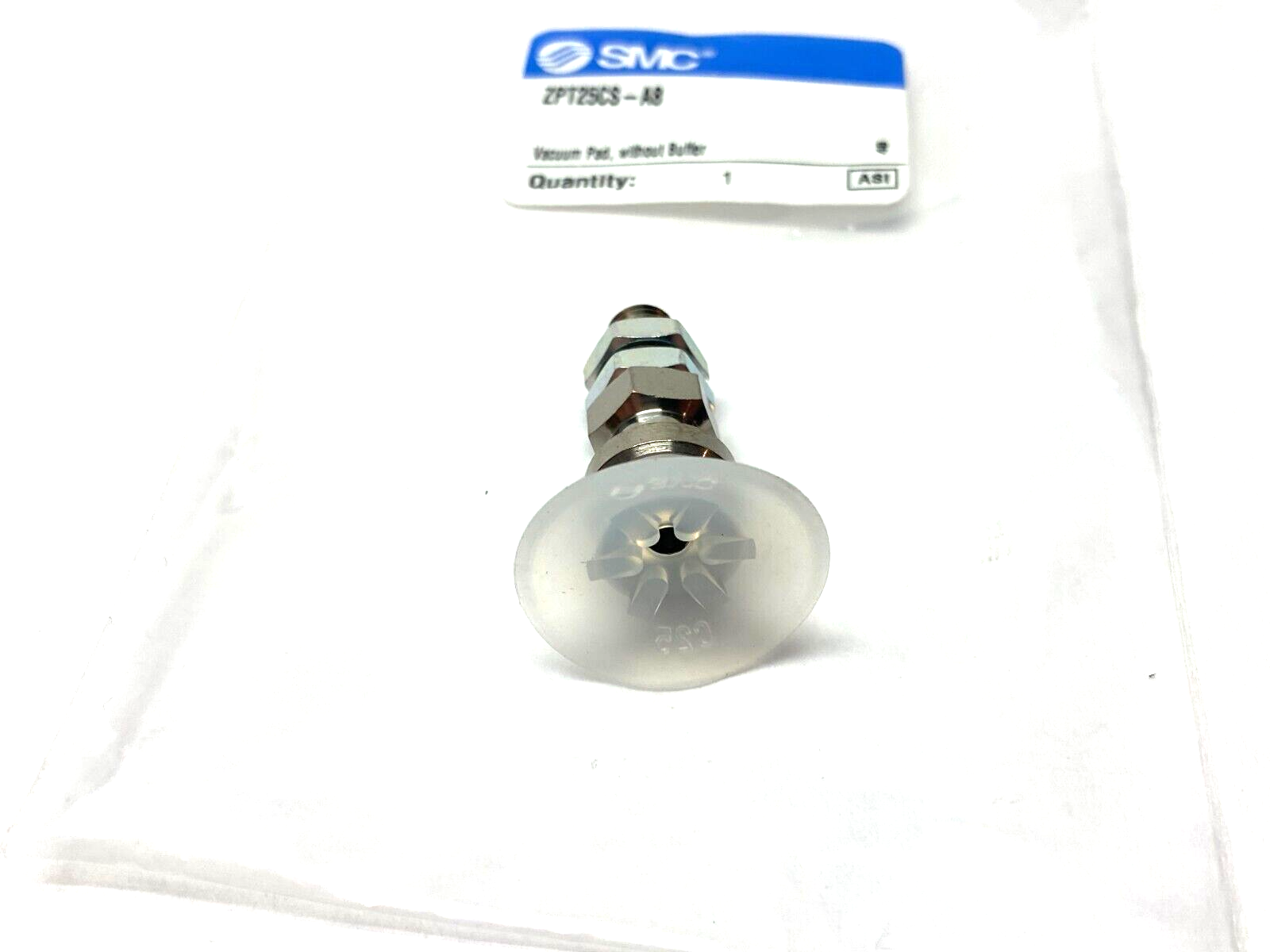 SMC ZPT25CS-A8 Vacuum Pad w/o Buffer - Maverick Industrial Sales