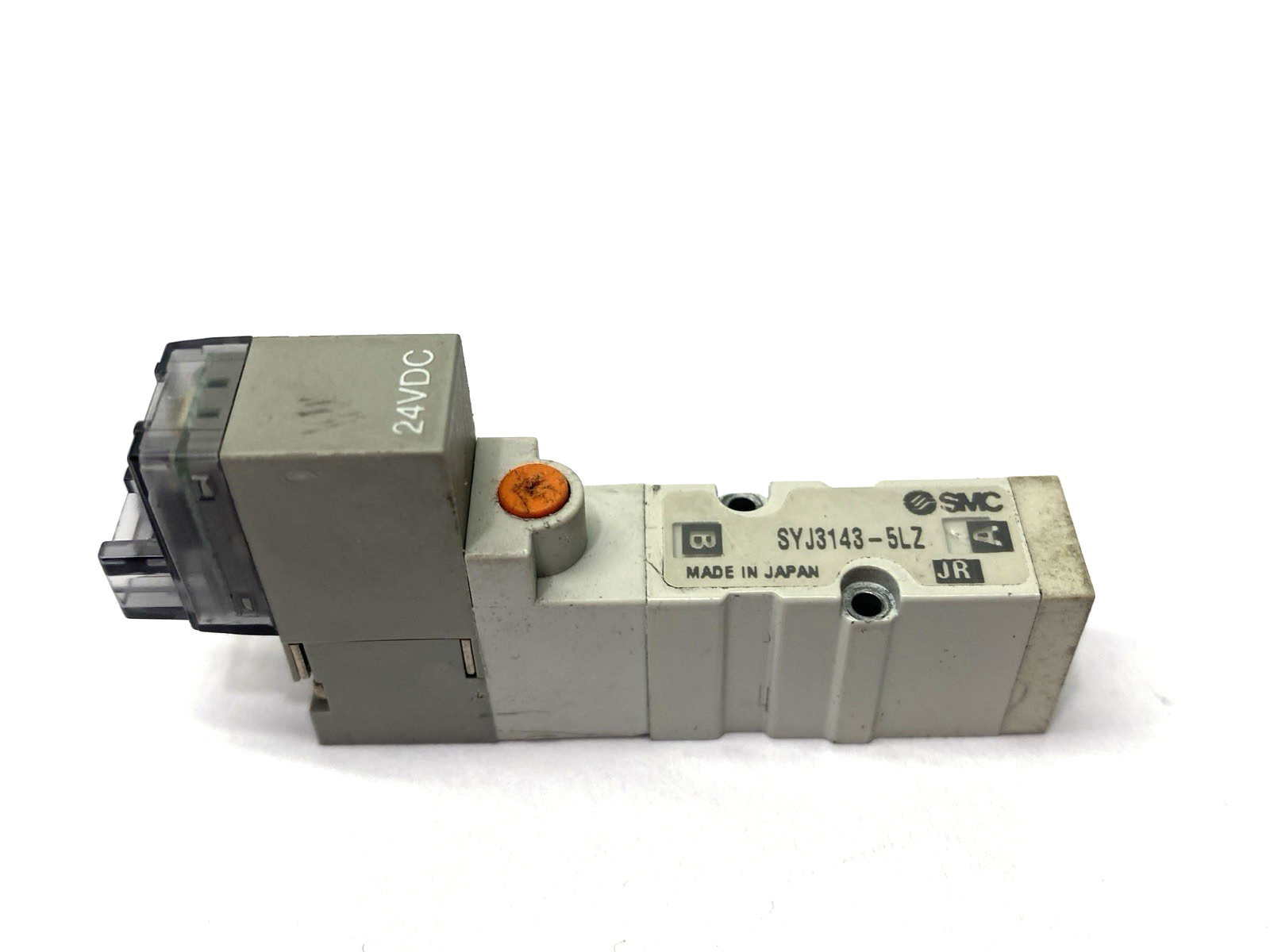 SMC SYJ3143-5LZ Pneumatic Solenoid Valve 5-Port 24VDC - Maverick Industrial Sales