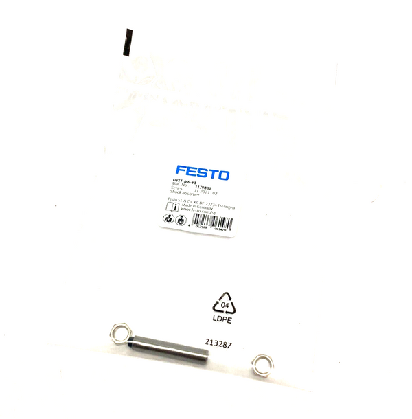 Festo DYEF-M6-Y1 Pneumatic Shock Absorber 1.5mm Stroke 1179831 - Maverick Industrial Sales