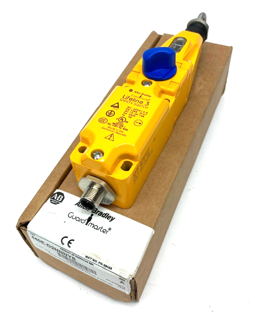 Allen Bradley 440E-D2NNNYS Ser. A Lifeline 3 Guard Master Safety Switch - Maverick Industrial Sales