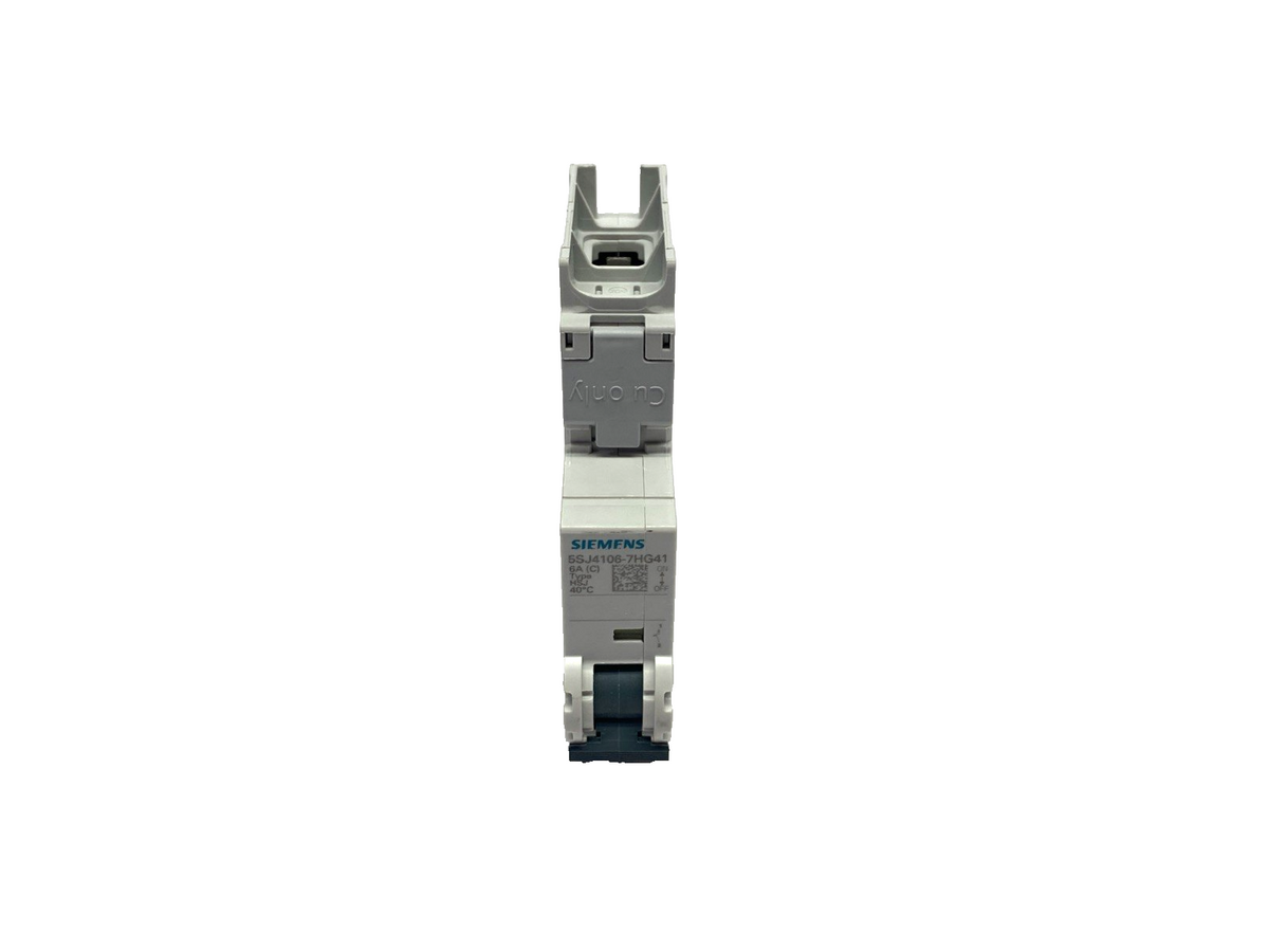 Siemens 5SJ4106-7HG41 Miniature Circuit Breaker 240V 14kA, 1-Pole, C-Trip, 6A - Maverick Industrial Sales