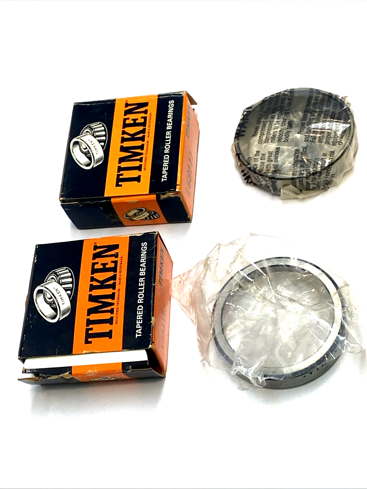 Timken L68111 Tapered Roller Bearing Cup 2.3612" OD 0.47" Wide LOT OF 2 - Maverick Industrial Sales