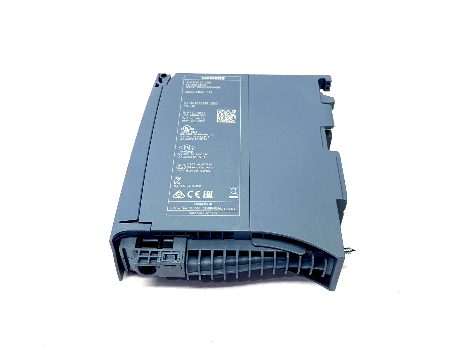 Siemens 6ES7 505-0KA00-0AB0 SIMATIC S7-1500 System Power Supply 25W 24VDC - Maverick Industrial Sales