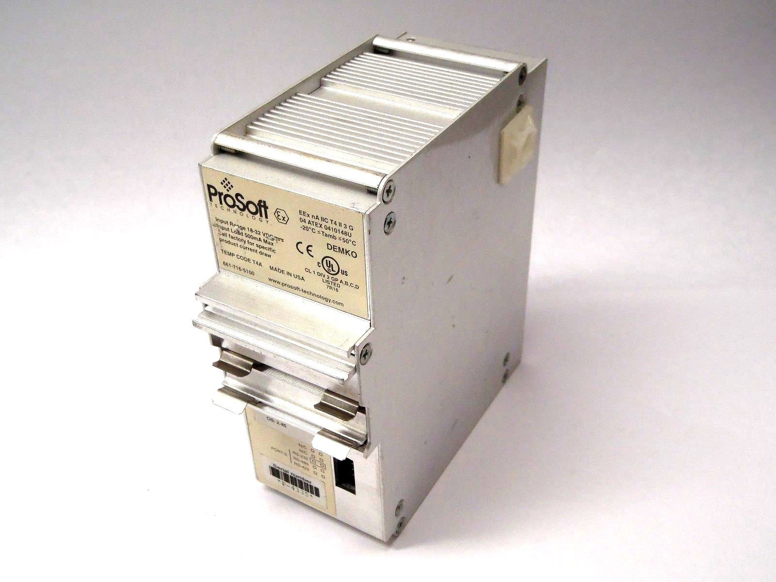 Prosoft 5204-DFNT-PDPM EtherNet/IP to PROFIBUS DP Master Gateway Ver 2.46 OS2.45 - Maverick Industrial Sales