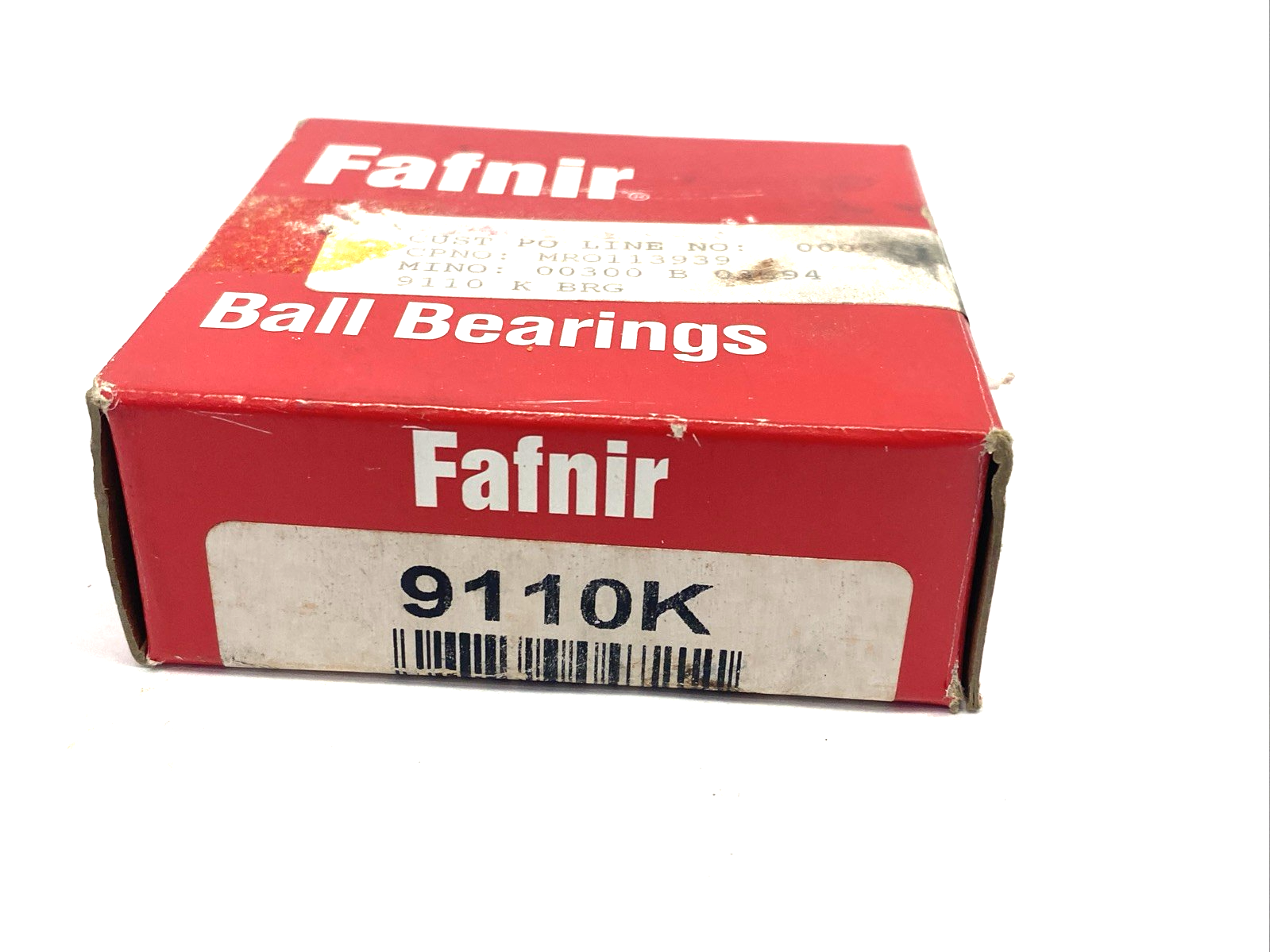 9110K | Fafnir Deep Groove Ball Bearing 50mm Bore 80mm O.D. 16mm Wide - New – Open box - Maverick Industrial Sales