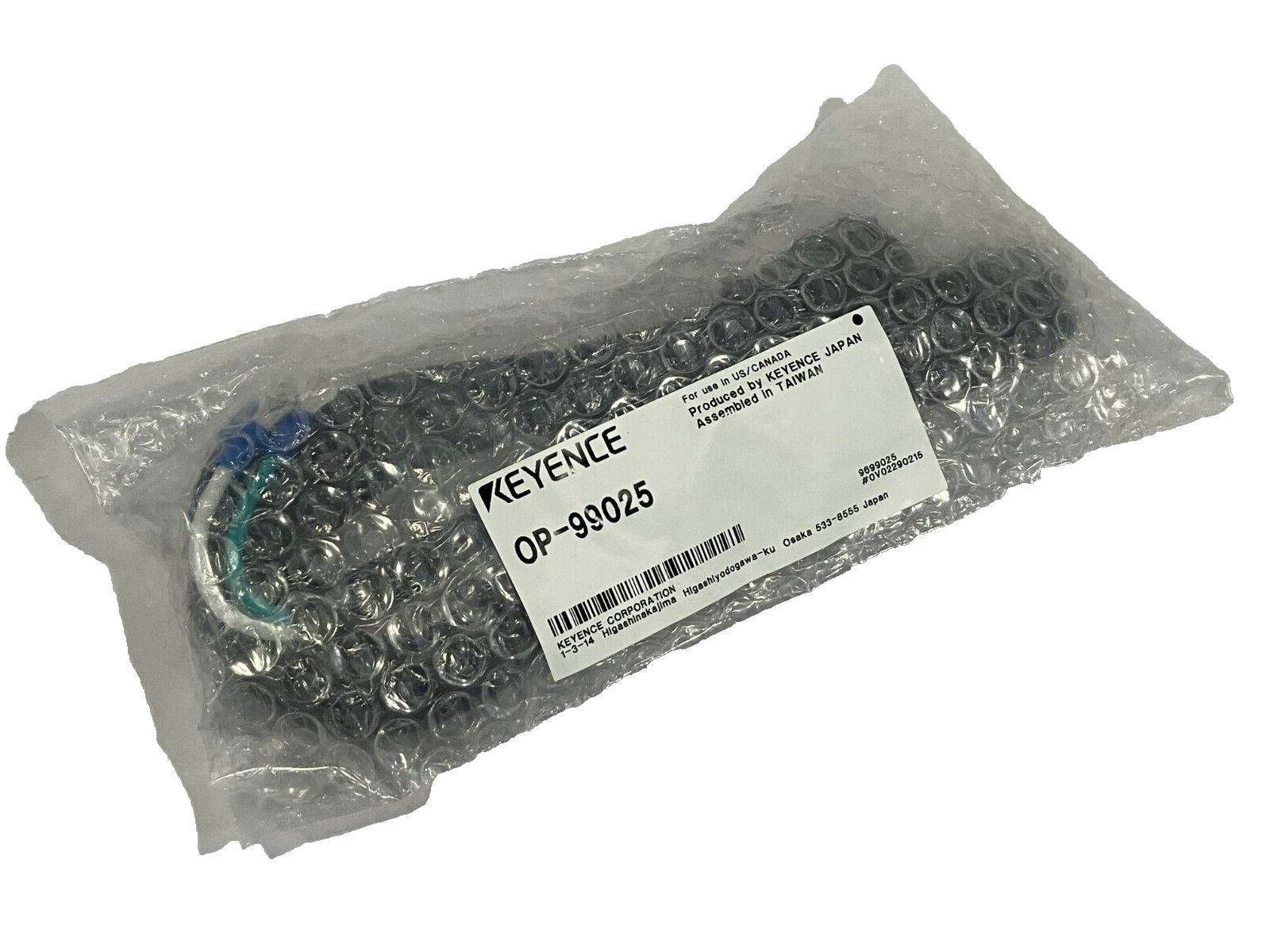 Keyence OP-99025 Power Cable Black 2m - Maverick Industrial Sales